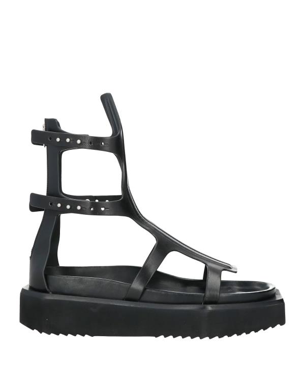 【送料無料】 リックオウエンス メンズ サンダル シューズ Sandals Black