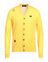  ディースクエアード メンズ カーディガン アウター Cardigan Yellow