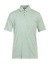 【送料無料】 ダニエル フィエゾリ メンズ ポロシャツ トップス Polo shirt Sage green