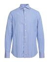 【送料無料】 アレッサンドロゲラルディ メンズ シャツ トップス Striped shirt Azure