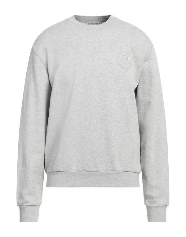 【送料無料】 トラサルディ メンズ パーカー・スウェット アウター Sweatshirt Light grey