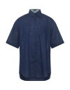 yz |[AhV[N Y Vc gbvX Solid color shirt Midnight blue