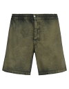 【送料無料】 マルニ メンズ ハーフパンツ ショーツ デニムショーツ ボトムス Denim shorts Military green