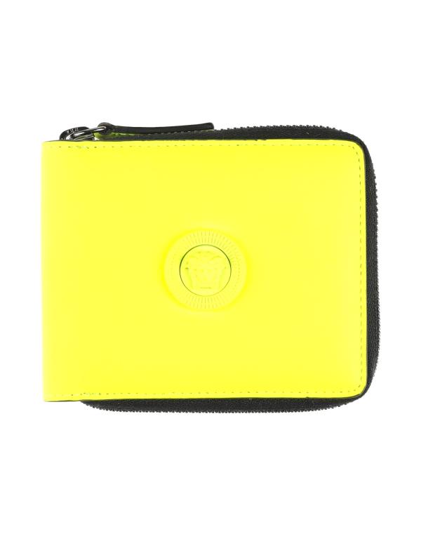 ヴェルサーチェ 財布（レディース） 【送料無料】 ヴェルサーチ メンズ 財布 アクセサリー Wallet Yellow