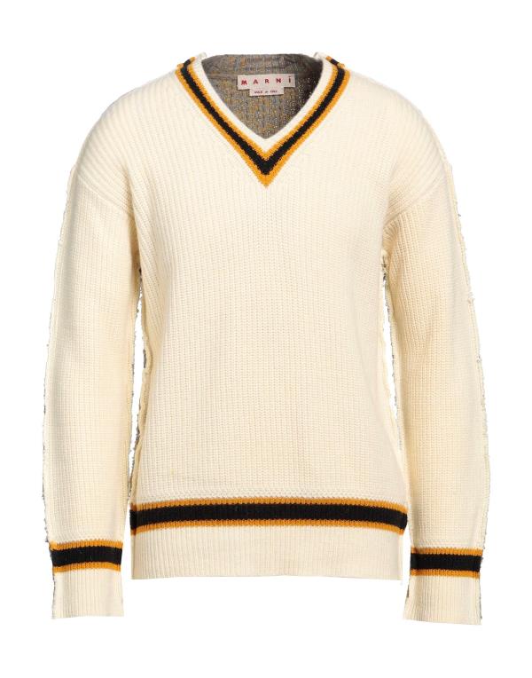 【送料無料】 マルニ メンズ ニット・セーター アウター Sweater Cream