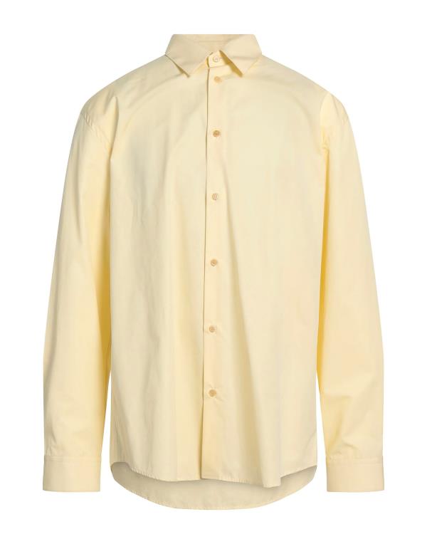 【送料無料】 オーエーエムシー メンズ シャツ トップス Solid color shirt Light yellow