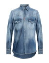 【送料無料】 ディースクエアード メンズ シャツ デニムシャツ トップス Denim shirt Blue