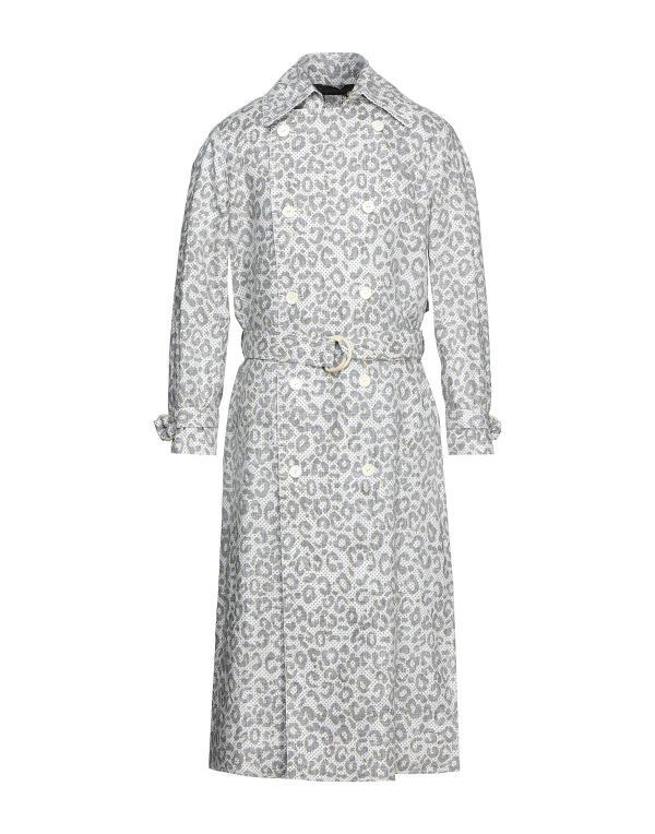 【送料無料】 ロベルトカヴァリ メンズ コート アウター Double breasted pea coat White