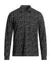 【送料無料】 ガウディ メンズ シャツ トップス Patterned shirt Black