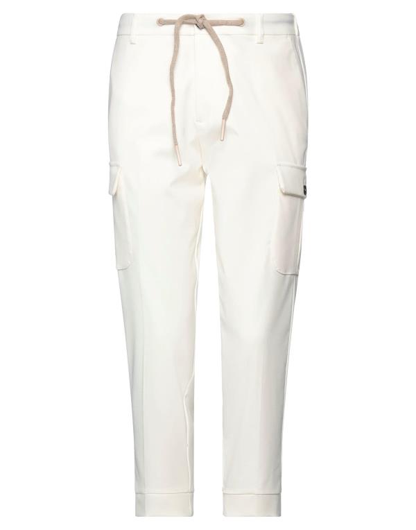 【送料無料】 ガッザリーニ メンズ カジュアルパンツ ボトムス Cargo Off white