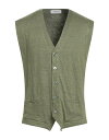 【送料無料】 グランサッソ メンズ カーディガン アウター Cardigan Military green