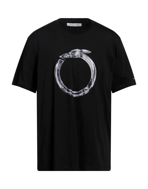 【送料無料】 トラサルディ メンズ Tシャツ トップス T-shirt Black