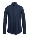 【送料無料】 トラサルディ メンズ シャツ トップス Patterned shirt Navy blue