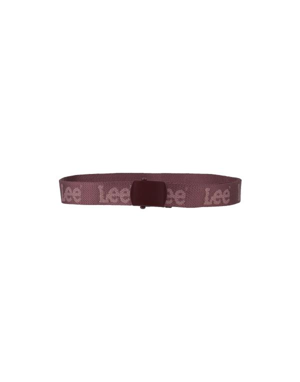 リー 【送料無料】 リー メンズ ベルト アクセサリー Fabric belt Dark purple