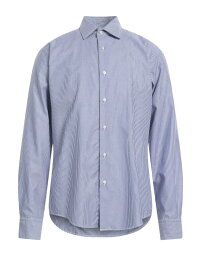 【送料無料】 ブライアン・デールズ メンズ シャツ トップス Striped shirt Navy blue