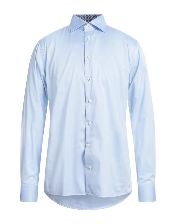 ̵ ȥ   ȥåץ Solid color shirt Sky blue