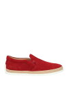 【送料無料】 トッズ メンズ スリッポン・ローファー シューズ Loafers Red