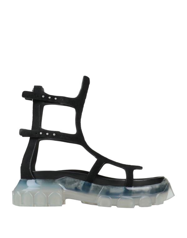 【送料無料】 リックオウエンス メンズ サンダル シューズ Sandals Black