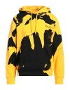 【送料無料】 モスキーノ メンズ パーカー・スウェット フーディー アウター Hooded sweatshirt Yellow