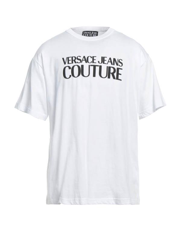 【送料無料】 ヴェルサーチ メンズ Tシャツ トップス T-shirt White