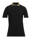 【送料無料】 ヴェルサーチ メンズ ポロシャツ トップス Polo shirt Black