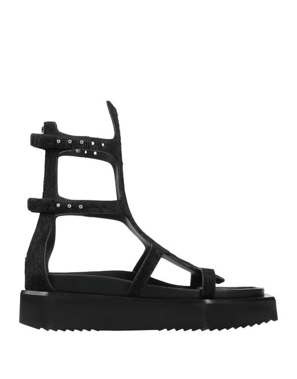 【送料無料】 リックオウエンス メンズ サンダル シューズ Sandals Black