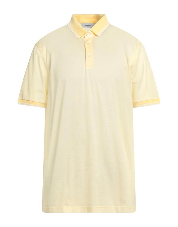 【送料無料】 グランサッソ メンズ ポロシャツ トップス Polo shirt Yellow 1