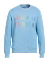 【送料無料】 ヤコブ コーエン メンズ パーカー・スウェット アウター Sweatshirt Light blue