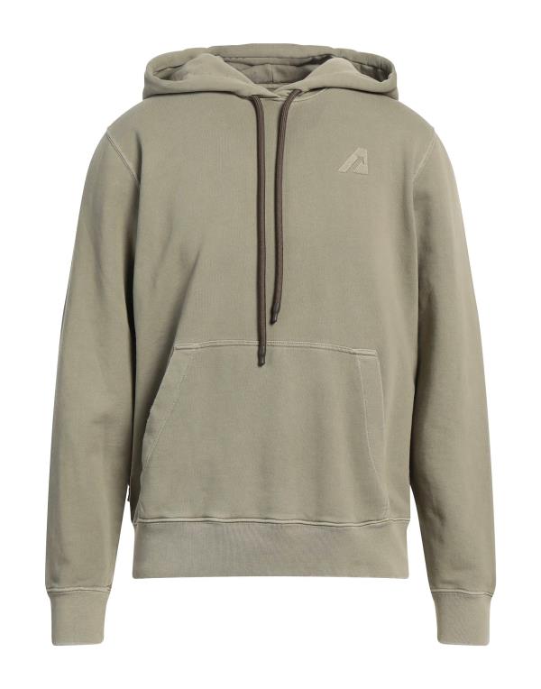 【送料無料】 オートリ― メンズ パーカー・スウェット フーディー アウター Hooded sweatshirt Sage green
