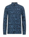 【送料無料】 ジバンシー メンズ シャツ トップス Patterned shirt Midnight blue