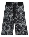  ヴェルサーチ メンズ ハーフパンツ・ショーツ ボトムス Shorts & Bermuda Black