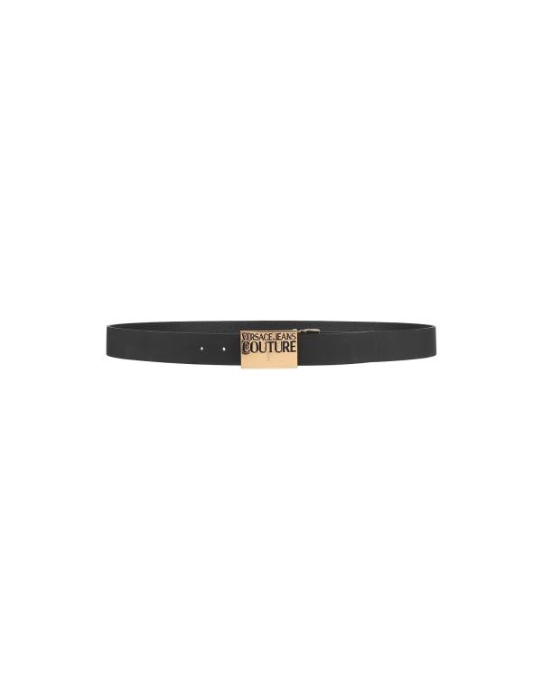 【送料無料】 ヴェルサーチ メンズ ベルト アクセサリー Fabric belt Black