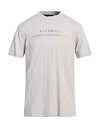 【送料無料】 ジョン リッチモンド メンズ Tシャツ トップス T-shirt Light grey