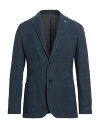  エルビーエム1911 メンズ ジャケット・ブルゾン ブレザー アウター Blazer Navy blue