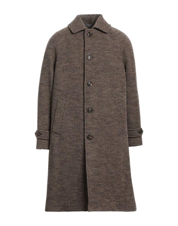 【送料無料】 チルコロ1901 メンズ コート アウター Coat Dark brown