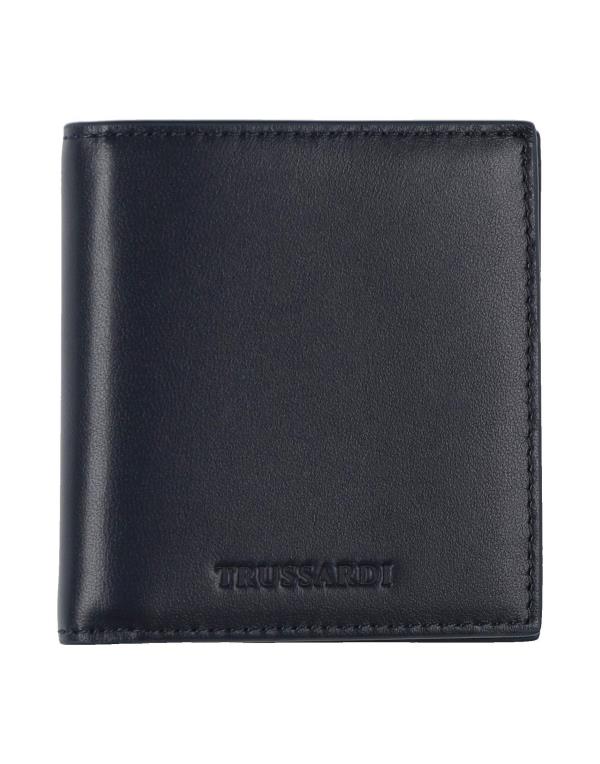 【送料無料】 トラサルディ メンズ 財布 アクセサリー Wallet Navy blue