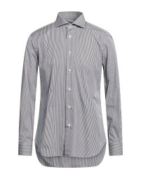 【送料無料】 バルバナポリ メンズ シャツ トップス Striped shirt Black