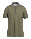 【送料無料】 パウロペコラ メンズ ポロシャツ トップス Polo shirt Military green