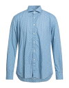 yz UJX Y Vc gbvX Patterned shirt Light blue