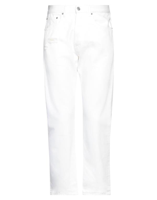  ハイクール メンズ デニムパンツ ジーンズ ボトムス Denim pants White