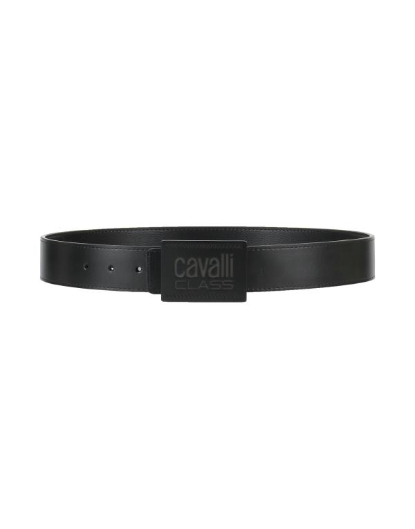 Ｄ＆Ｇ ベルト（メンズ） 【送料無料】 カヴァリ クラス メンズ ベルト アクセサリー Leather belt Black