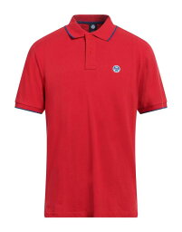 【送料無料】 ノースセール メンズ ポロシャツ トップス Polo shirt Red