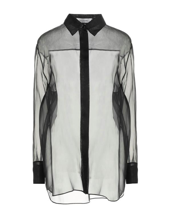 【送料無料】 ヴァレンティノ レディース シャツ トップス Silk shirts & blouses Black