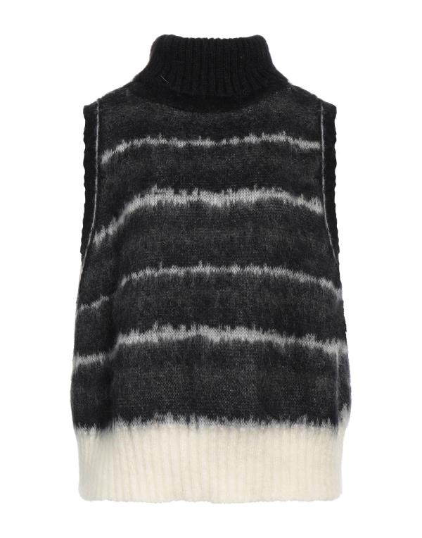 【送料無料】 イザベル・ベネナート レディース ニット・セーター アウター Sleeveless sweater Black