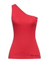 【送料無料】 カール ラガーフェルド レディース タンクトップ トップス Tank top Brick red