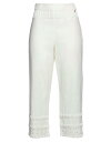 yz cCZbg fB[X JWApc Nbvhpc {gX Cropped pants & culottes Off white