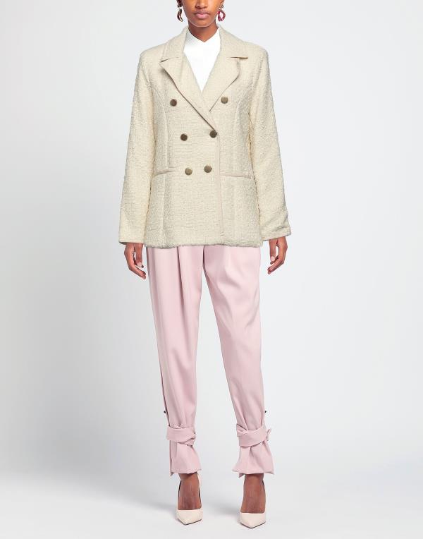【送料無料】 スーベニアー レディース ジャケット・ブルゾン ブレザー アウター Blazer Ivory