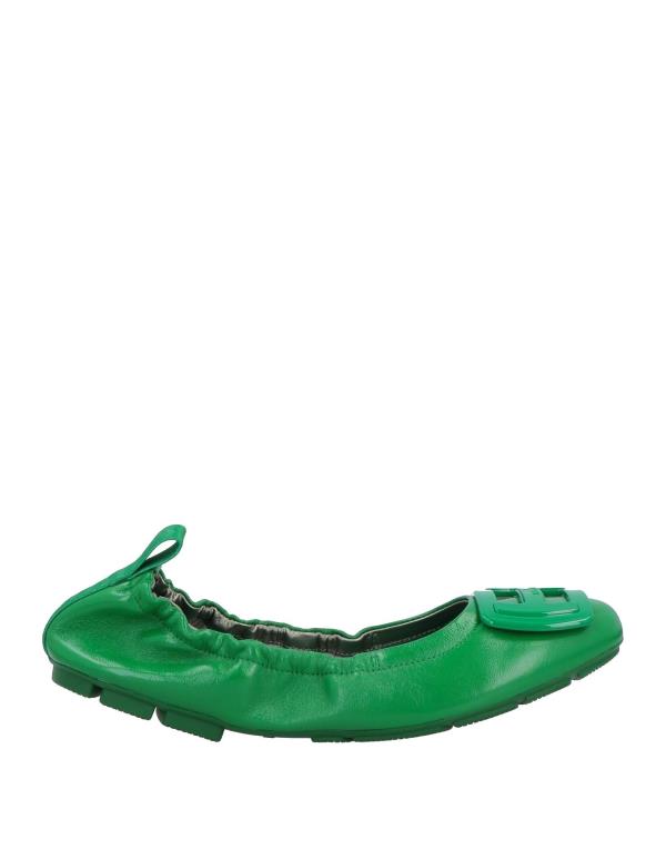 【送料無料】 ホーガン レディース ベルト アクセサリー Ballet flats Green