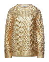 【送料無料】 ヴァレンティノ レディース ニット・セーター アウター Sweater Gold