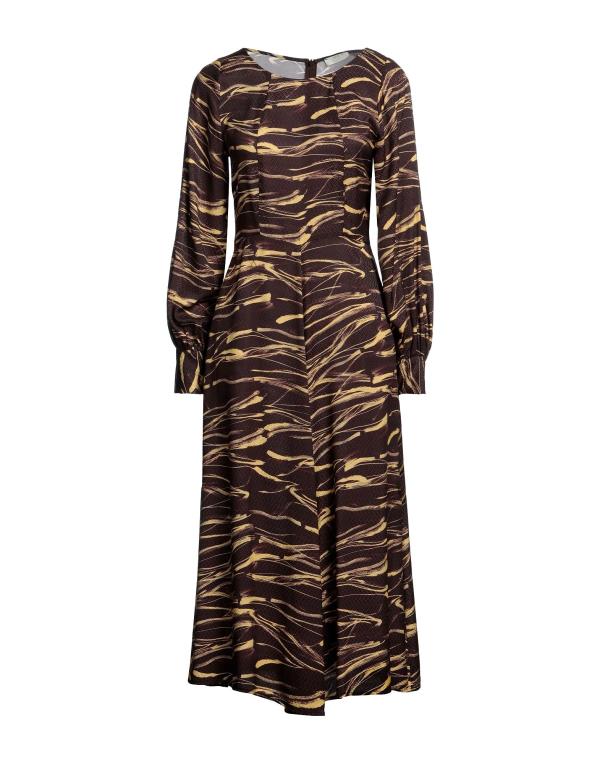 【送料無料】 ビートライス レディース ワンピース トップス Midi dress Dark brown